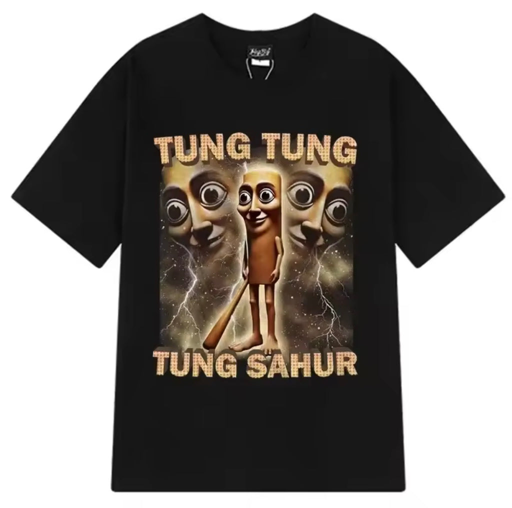 Tung Tung Tung Sahur Graphic Printed T-Shirt - Unisex Casual Fashion Tee