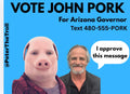 John Pork Political Flag
