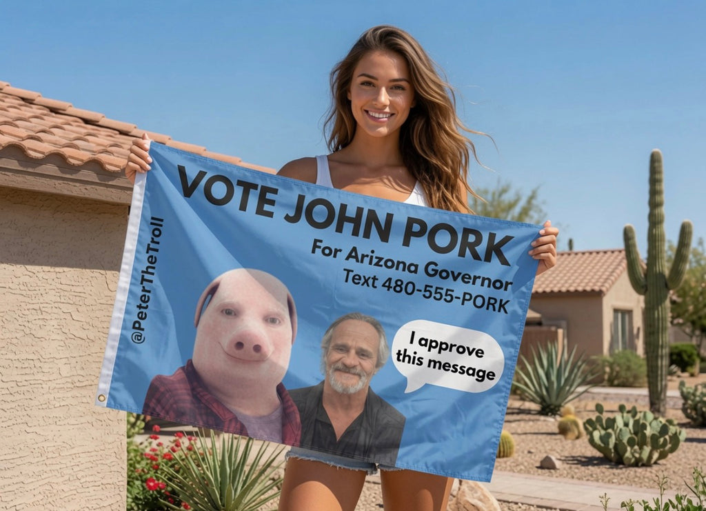 John Pork Political Flag