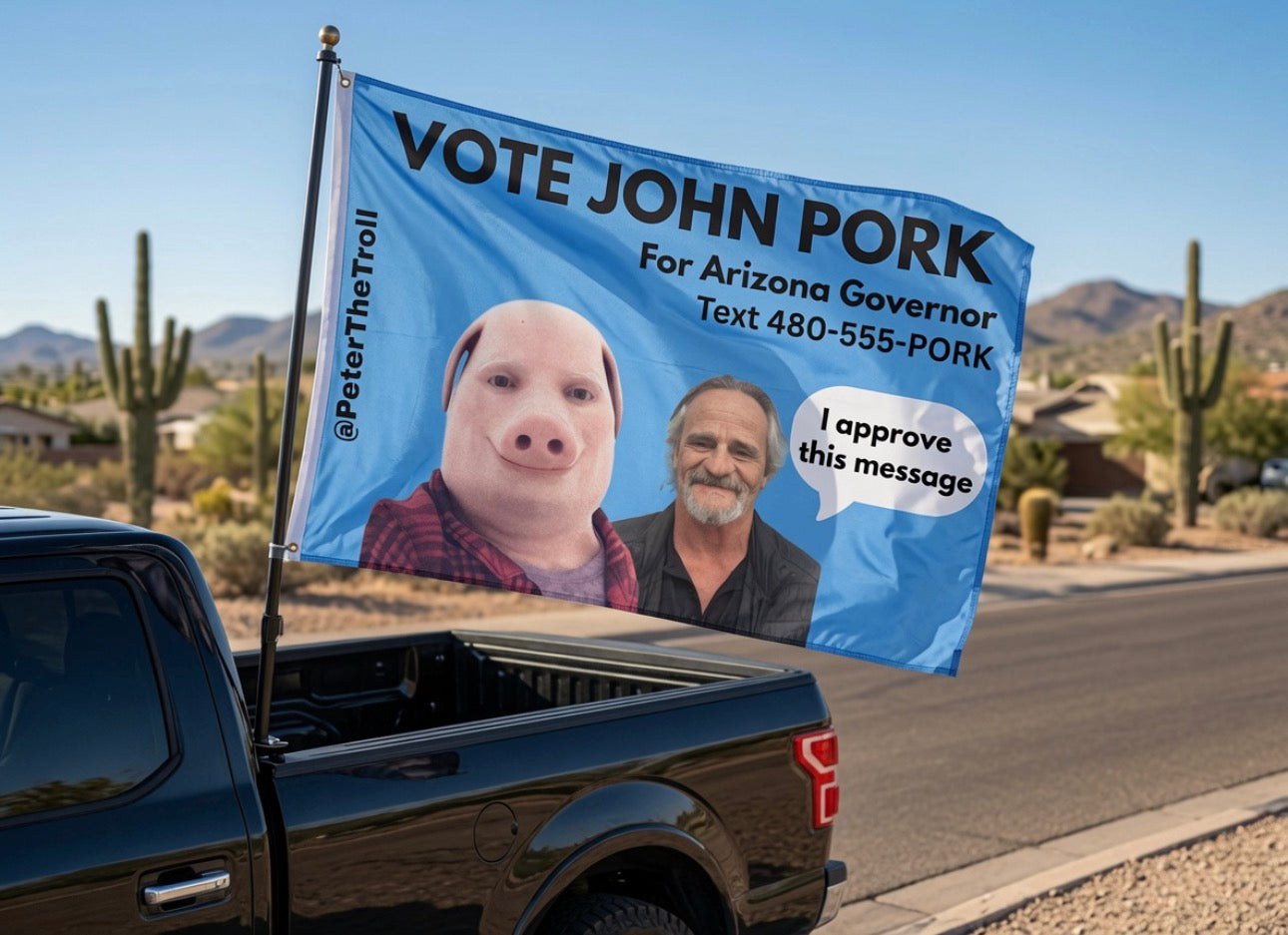 John Pork Political Flag
