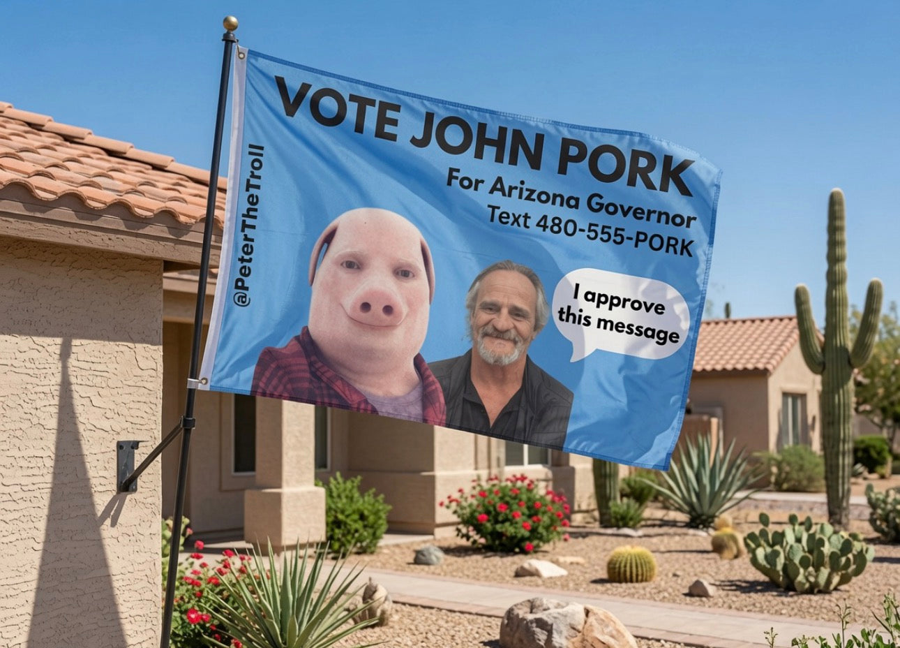John Pork Political Flag